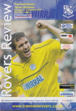 Tranmere Rovers v Wrexham Match Programme 2003-09-27